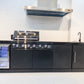 Floor Stock Rockpool Black 4B + Wok: Designer Black Outdoor BBQ Kitchen Package inc Fridge & Sink