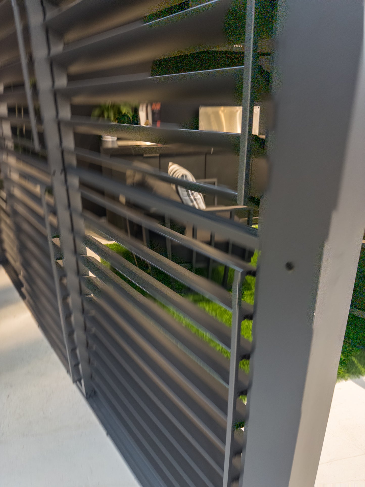 3m GazeboMate Louvered Gazebo Combo Deal – Monument | Aluminium Pergola + Sliding Louvered Shutter Wall