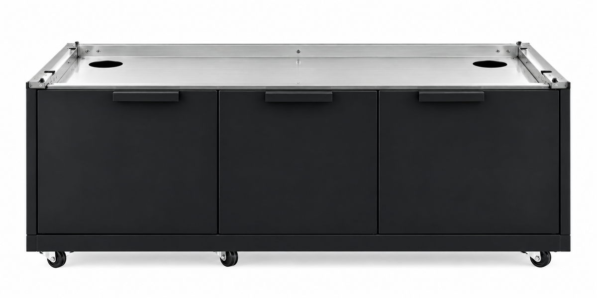 Grill King Outdoor BBQ Cabinet Module Suits Black Built In BBQs