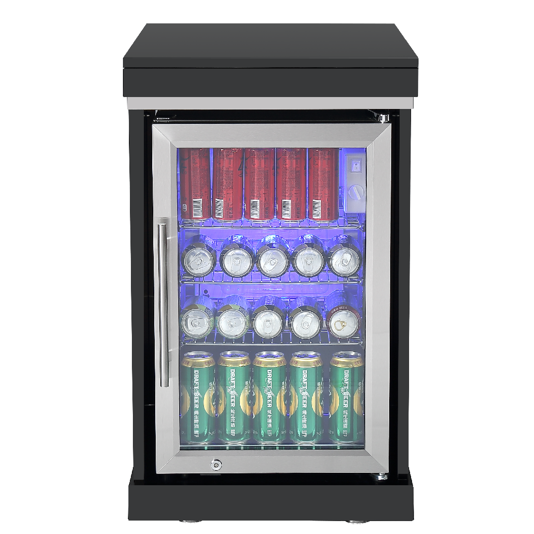 Kingsley 4B + Wok Black Stainless Steel BBQ Module (BBQ Only Fridge Sink Sold Seperate)