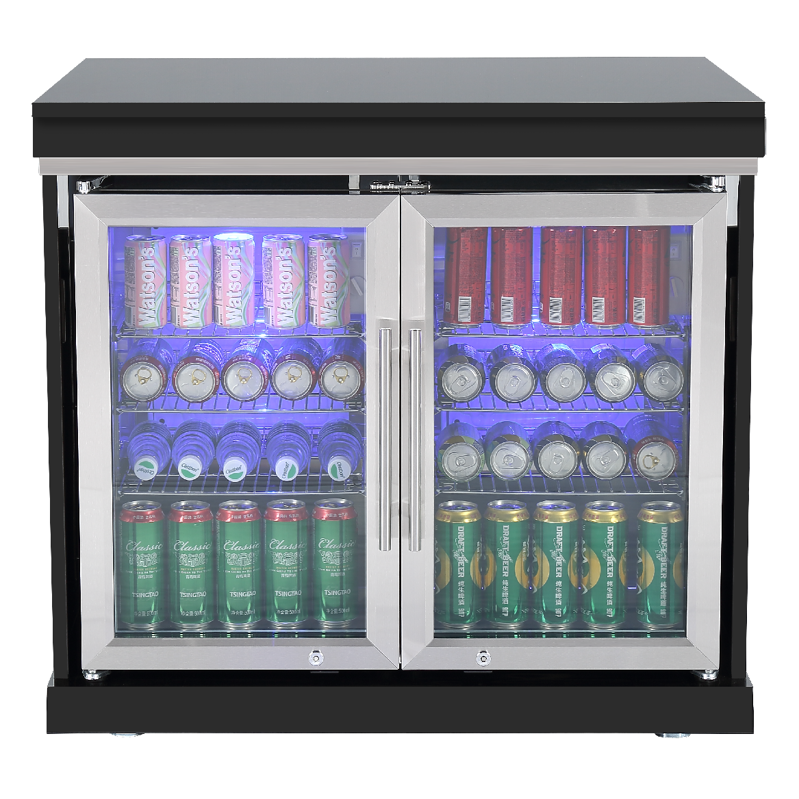 Kingsley 4B + Wok Black Stainless Steel BBQ Module (BBQ Only Fridge Sink Sold Seperate)