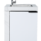 4B Built In BBQ Package in Rockpool White Inc Fridge, Sink, Height Adjustable Legs, Castors, Rear Infrared Burner