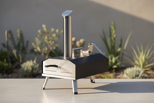 Grill King Wood Pellet 13" Portable Stone-Baked Pizza Oven