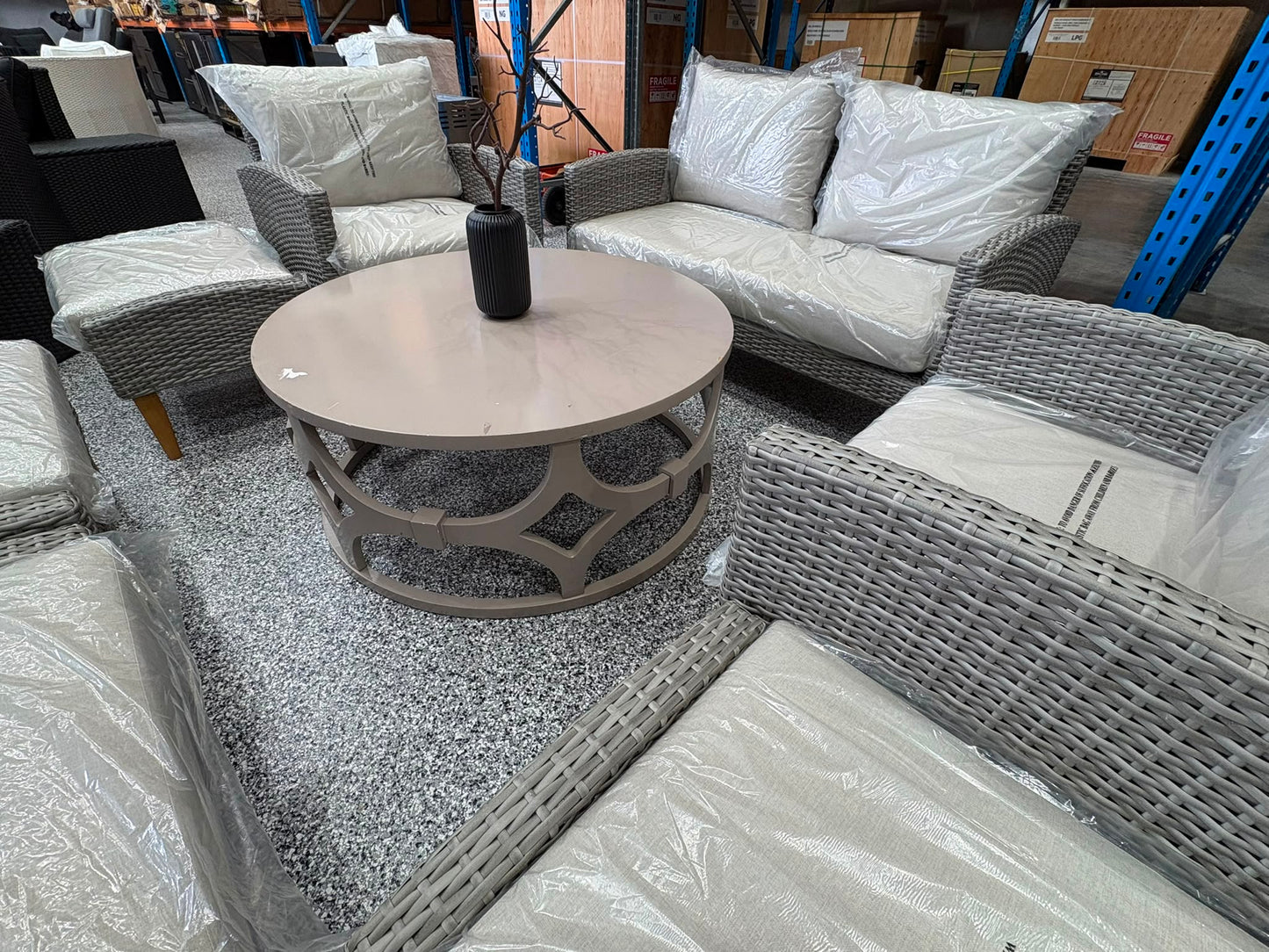 SIENA Sofa Grey Outdoor Furniture Set - EX DISPLAY