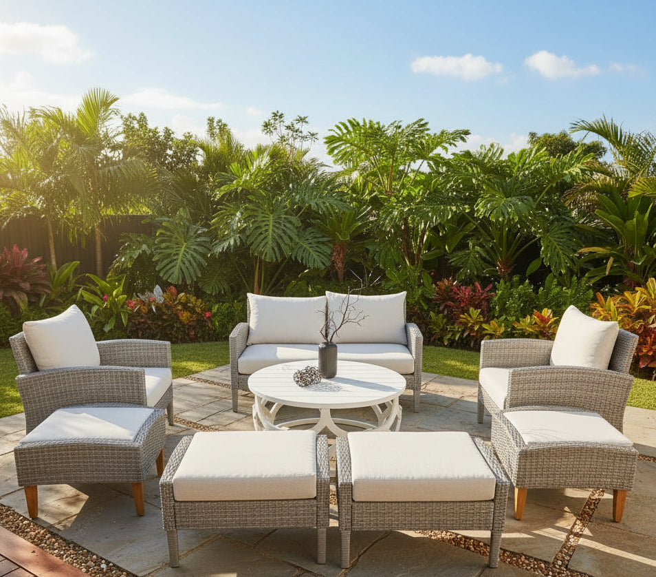 SIENA Sofa Grey Outdoor Furniture Set - EX DISPLAY