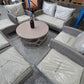 SIENA Sofa Grey Outdoor Furniture Set - EX DISPLAY