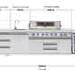 Hurricane 6-Burner Outdoor Kitchen: Stainless Steel, Fridge, Sink, Wok & Rear Infrared Burner