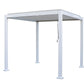 GazeboMate 3Mx4M Semi Permanent Louvered Gazebo Monument Aluminium Heavy Duty Wind Resistant