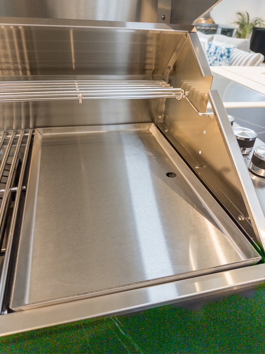 304SS Grill King Stainless Steel Teppanyaki Hot Plate 30CM x 45CM