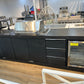 Rockpool Black 4B Raised Hood BBQ Kitchen + 3 Draws Module (BBQ Only Fridge Sink Sold Seperate) - LPG Inc Rotisserie & BBQ Cover