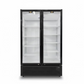 Floor Stock Double Door Commercial 980L Upright Wine Bar Fridge Black
