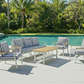 Zurich 4-Piece Aluminium Outdoor Lounge Setting — Hampton