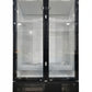 Floor Stock Double Door Commercial 980L Upright Wine Bar Fridge Black