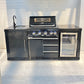 Floor stock 2M Kingsley 4 Burner Non Wok Black Stainless Steel BBQ Package