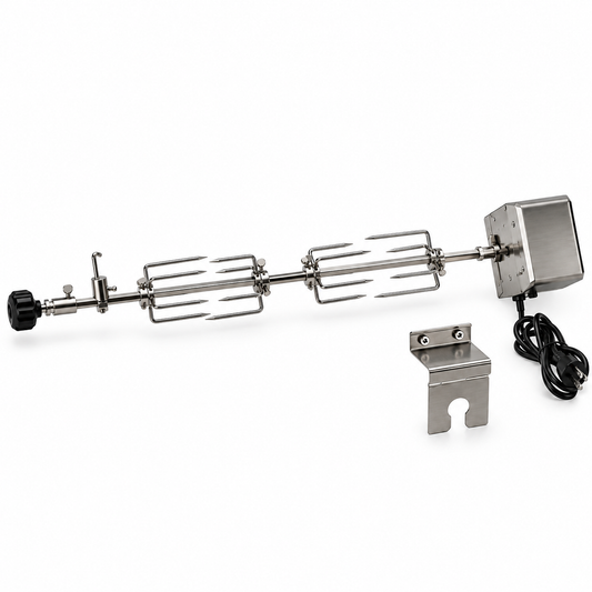 Grill King 240V Heavy-Duty BBQ Rotisserie Kit – Universal Fit