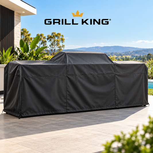 Grill King 3.1m Heavy-Duty Outdoor BBQ Kitchen Cover