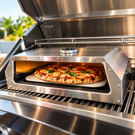 Grill King Mini Pizza Box – Stainless Steel BBQ Pizza Oven