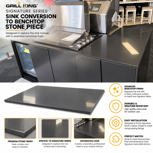 Grill King Signature Series Sink-to-Benchtop Conversion Stone