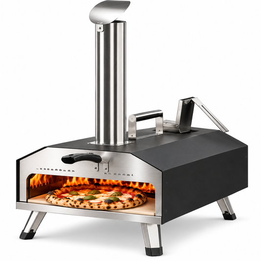 Grill King 13” Portable Wood-Fired Pizza Oven