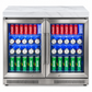 Grill King Rockpool White Bench-top & 208L Bar Fridge l