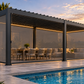 GazeboMate 3m × 6m Monument Aluminium Louvered Gazebo – Adjustable Roof Pergola