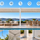 GazeboMate 4m × 6m Aluminium Louvered Gazebo – Monument | Adjustable Roof Pergola