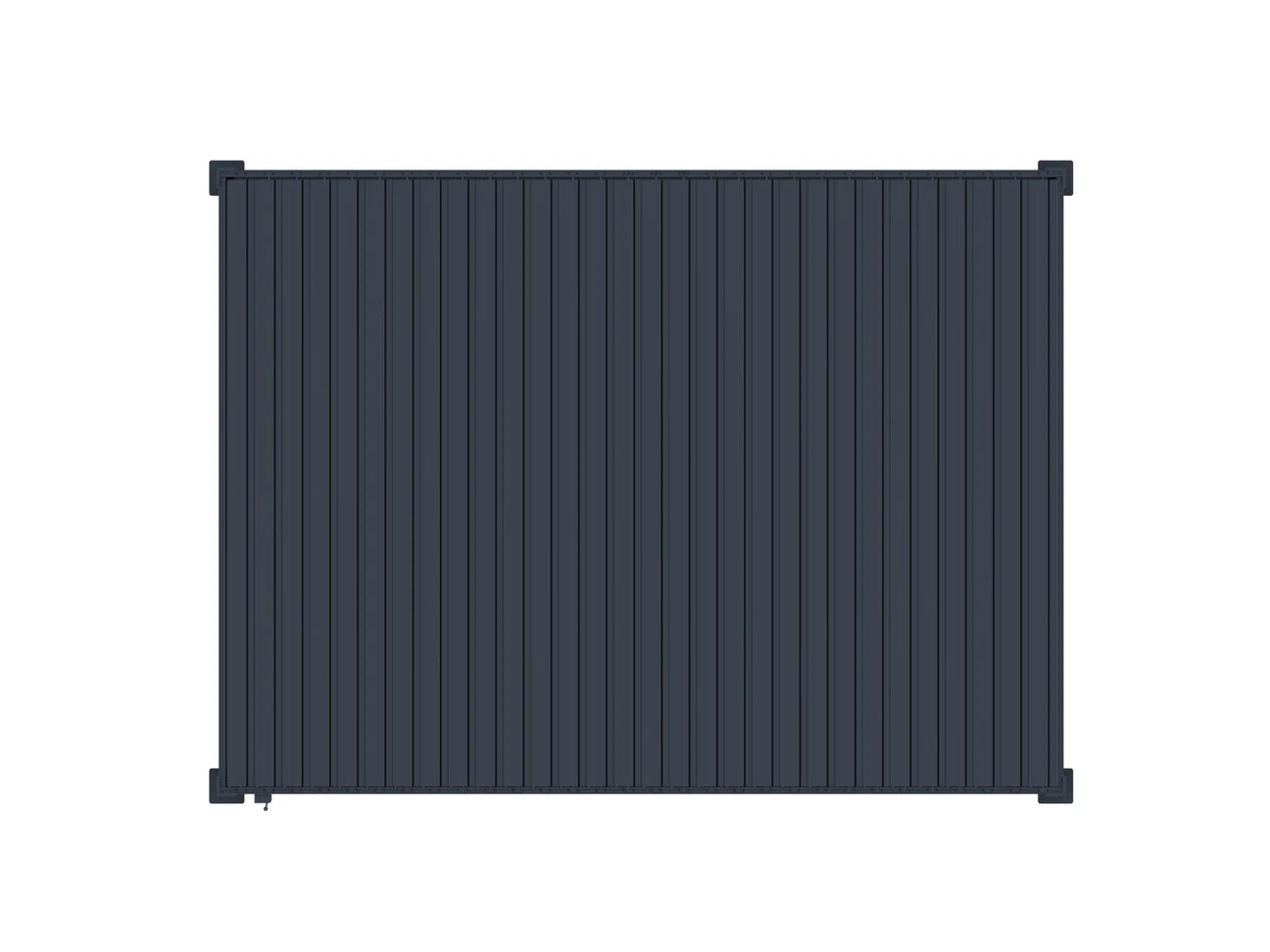 Wall Mounted 2.4x2.4M White Semi Permanent Louvred Gazebo Heavy Duty Wind Resistant