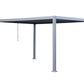 GazeboMate 3Mx4M Semi Permanent Louvered Gazebo Monument Aluminium Heavy Duty Wind Resistant