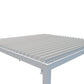 GazeboMate 4x4M Semi Permanent Louvered Gazebo Aluminium Pergola White Heavy Duty Wind Resistant
