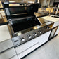 Floor Stock 2.8M White Felix 4B + Wok Designer BBQ Kitchen including Fridge, Sink and Storage Cupboard