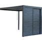 Pergola Shutter Wall in Mounment Powder Coated suits 2.4M, 3M,4M, Gazebo Mate Louvered Gazebo