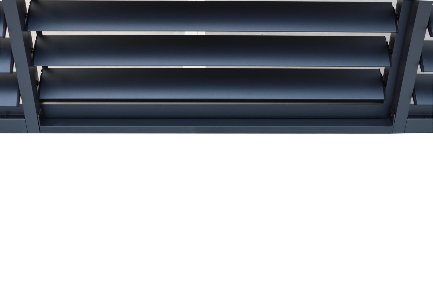 Pergola Shutter Wall in Mounment Powder Coated suits 2.4M, 3M,4M, Gazebo Mate Louvered Gazebo