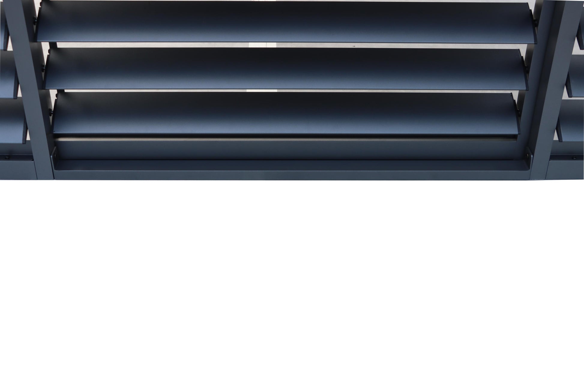 Pergola Shutter Wall in Mounment Powder Coated suits 2.4M, 3M,4M, Gazebo Mate Louvered Gazebo