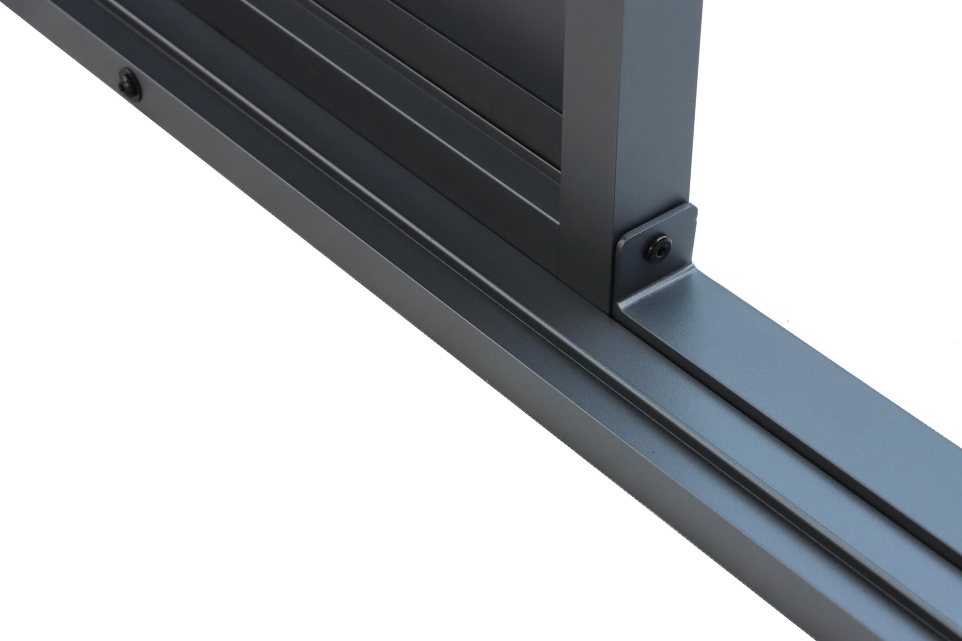 Pergola Shutter Wall in Mounment Powder Coated suits 2.4M, 3M,4M, Gazebo Mate Louvered Gazebo