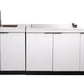 Rockpool 4B Drop In BBQ Kitchen Inc sintered stoneBenchtops, Aluminium Cabinets, Weather Resistant, Fridge & Sink