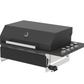 Grill King Slimline 4 Burner Drop In BBQ | Black Stainless Steel