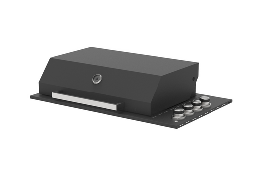 Grill King Slimline 4 Burner Drop In BBQ | Black Stainless Steel