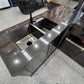 Floor Stock L Shape Corner 6-Burner nonwok Inc 2DR Sink, 208L Fridge, Corner Module, and 27'inch Smoker with Cabinet