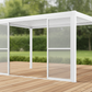 GazeboMate Pergola Sliding Door | Suits 2.4m GazeboMate Louvered Gazebo