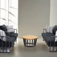 Black Maximus Aluminium Outdoor 4 Piece Lounge Set | Black Aluminium + Cusions