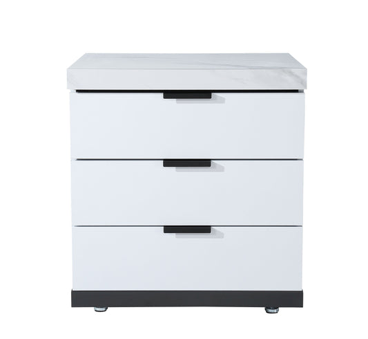 3 Draw Storage Module Suits Rockpool White BBQ Kitchen Package Inc Stone Finishes, Aluminum Powder coated Cabinets