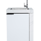 1 Door Sink Module Suits Rockpool White BBQ Kitchen Package Inc Stone Finishes, Aluminum Powder coated Cabinets, Tap, Waste, Hose, Castor Wheels