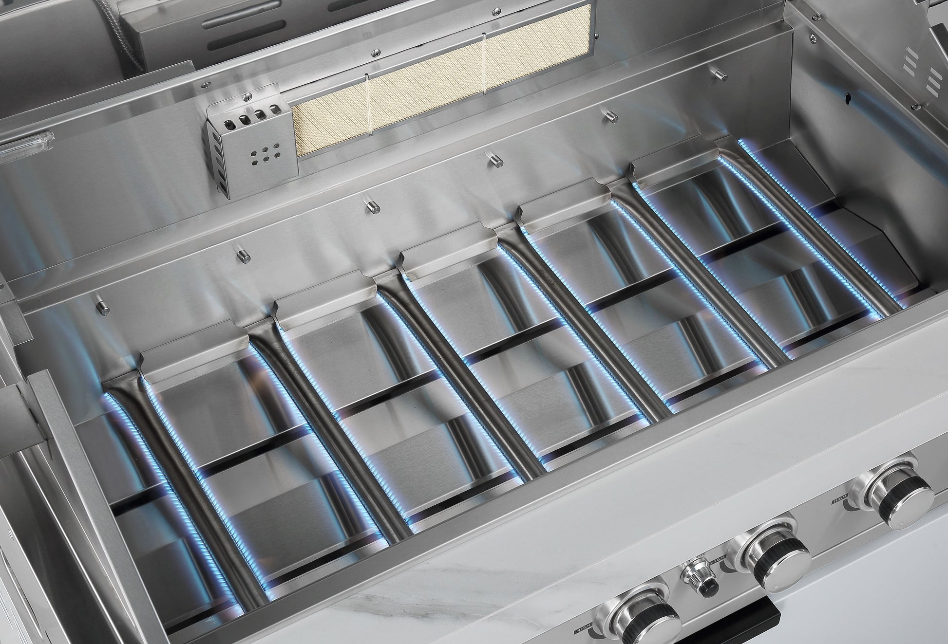 Grill King 4B Drop In Gas BBQ, 1DR Sink, 1DR Fridge & Gas Pizza Oven March Madness Deal