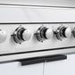 Rockpool White 6B + 21” Kamado Smoker : Designer Outdoor Kitchen BBQ Package Inc Wok Burner, Fridge, Sink, Rotisserie & BBQ Covers.