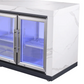 Rockpool White RHS 2 Door Fridge Module | Suits Rockpool Drop in BBQ Kitchen