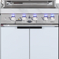 Grill King Outdoor BBQ Kitchens  Rockpool 4 Burner + Rear Infrared BBQ Kitchen (BBQ Only Fridge Sink Sold Seperate) - LPG
