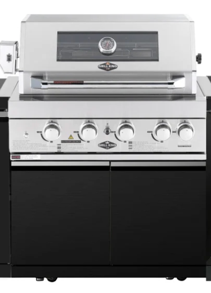 Stainless steel 4 Burner Built in + Cabinetry