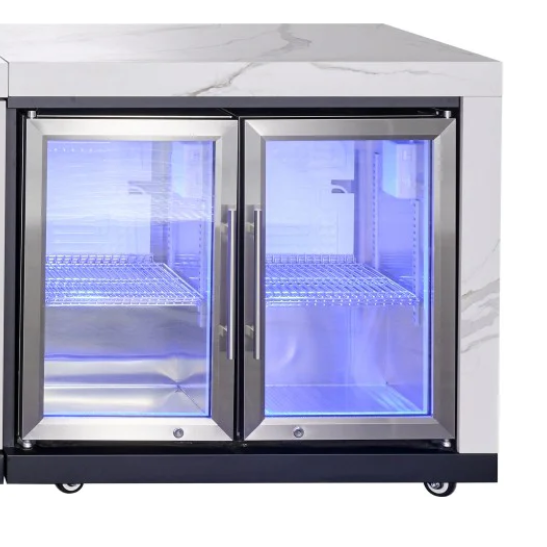 Rockpool White RHS 2 Door Fridge Module | Suits Rockpool Drop in BBQ K ...