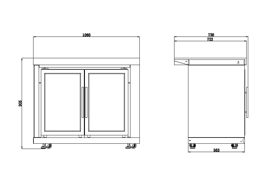 Rockpool Black XL 6B + Wok : Designer Outdoor Kitchen BBQ Package With Fridge, Sink, Rotisserie & BBQ Covers.