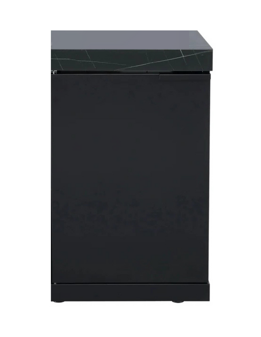 1-Door Storage Cabinet Module Suits Rockpool Black BBQ Kitchen Package Inc Stone Finishes, Aluminum Powder Coated Cabinets